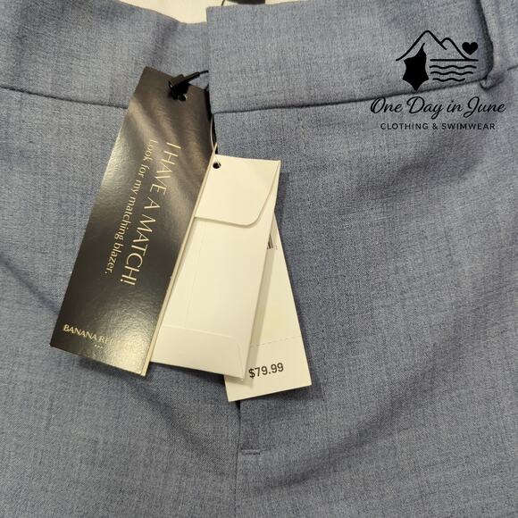 Banana Republic Mid Rise Trouser Pants Size 6 - Picture 2 of 6
